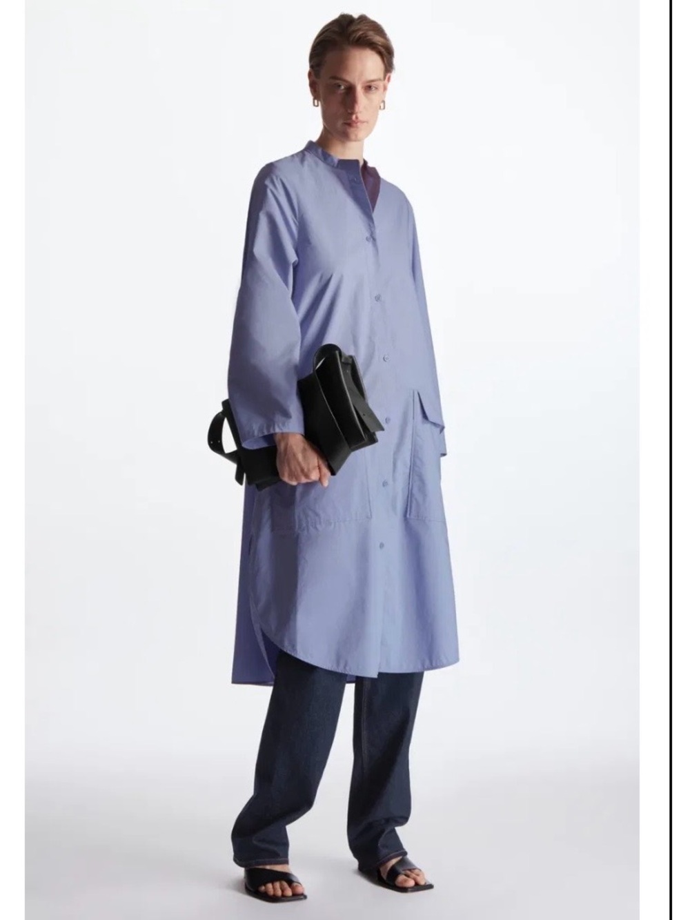 COS Oversized Poplin Shirt Dress - Picture 7 of 7